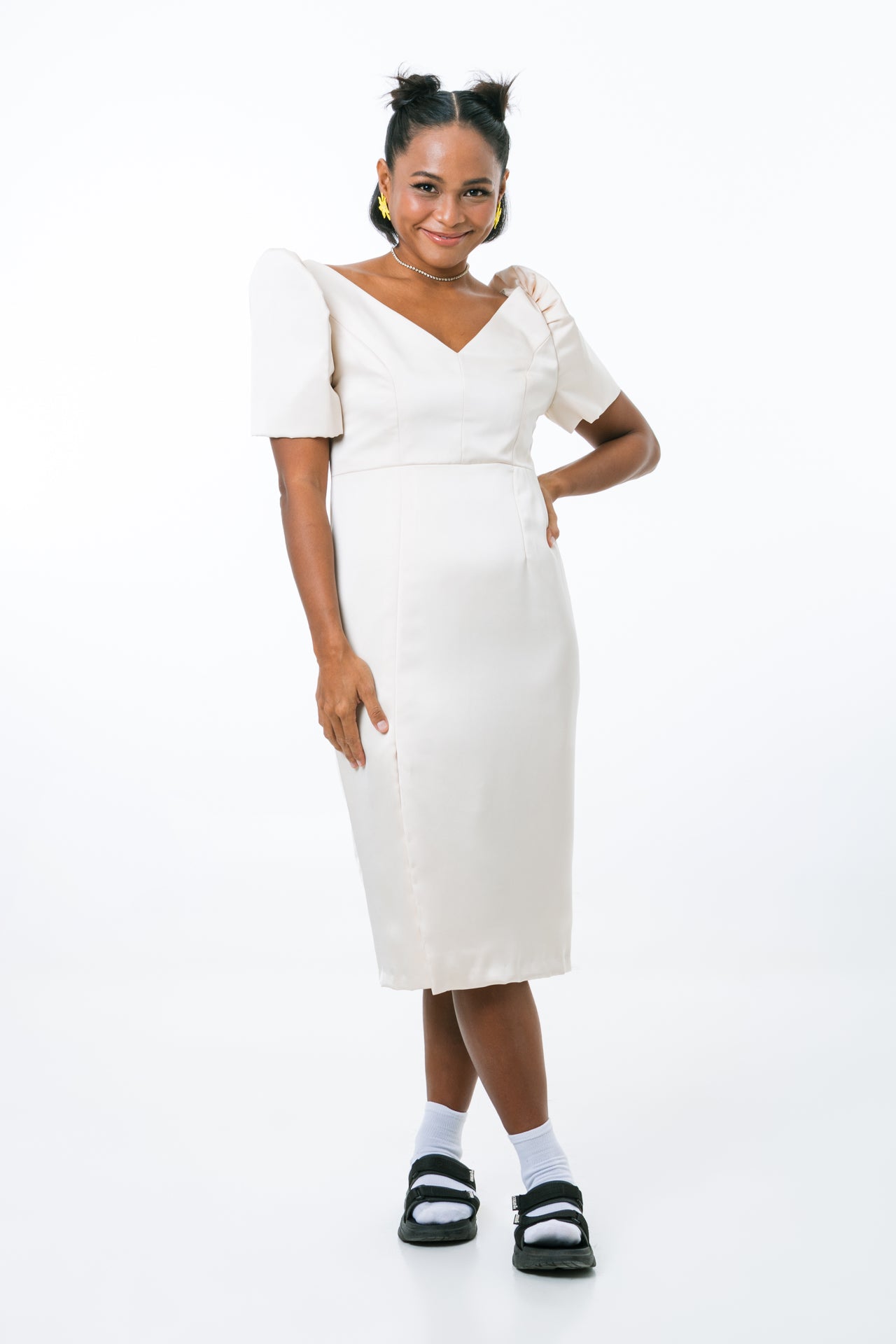 Min Filipiniana Dress Tygie Modern Filipiniana - Main Image