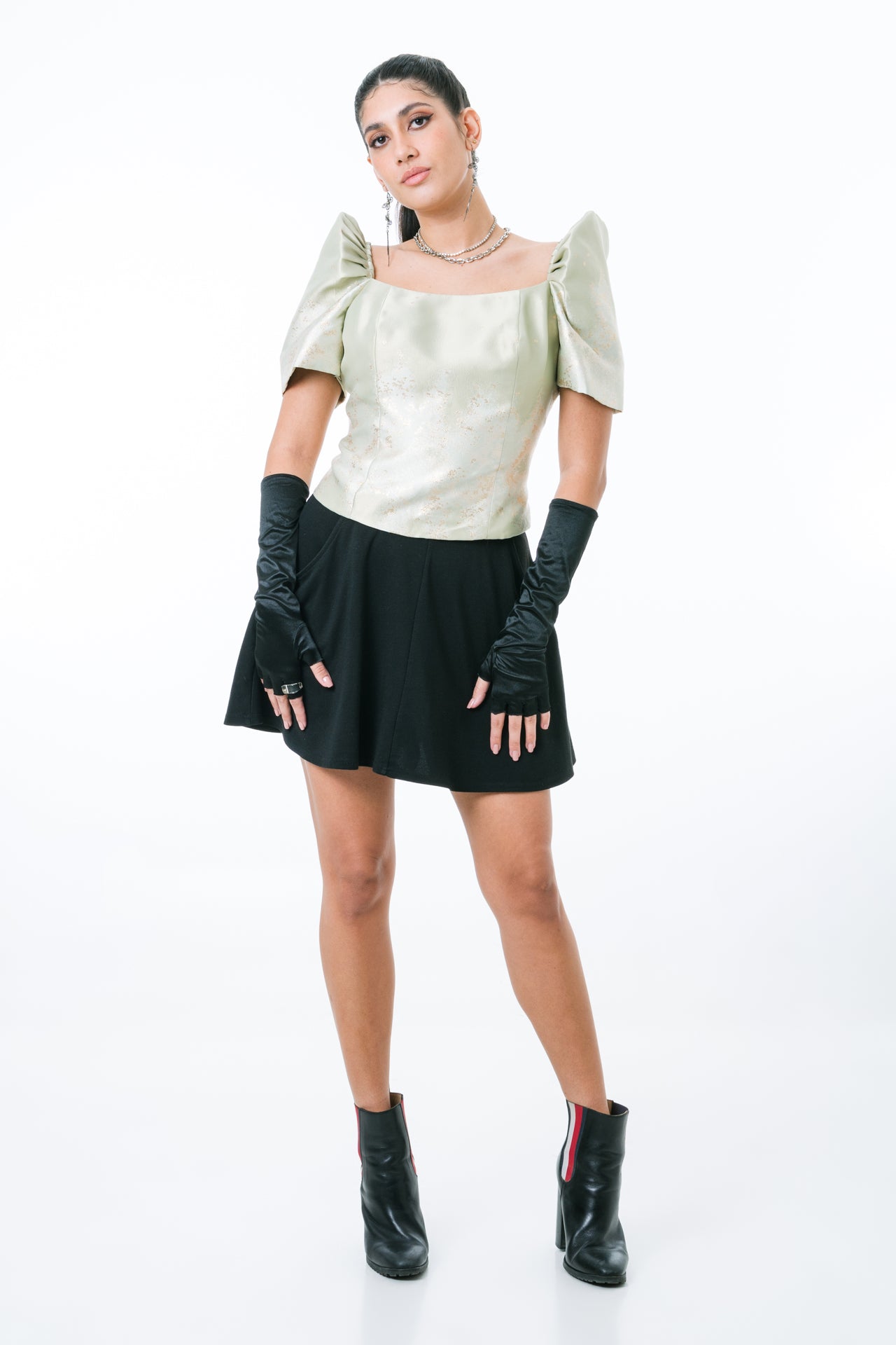 Lila Filipiniana Blouse