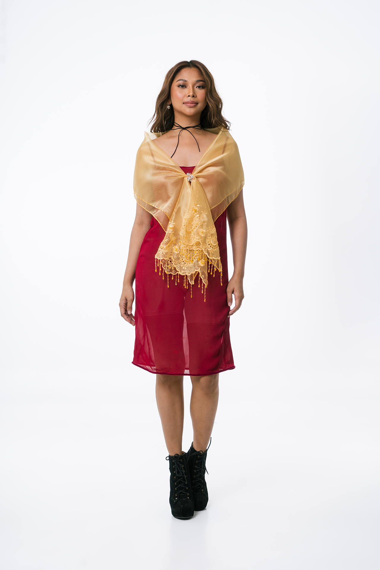 Modern sales filipiniana shawl