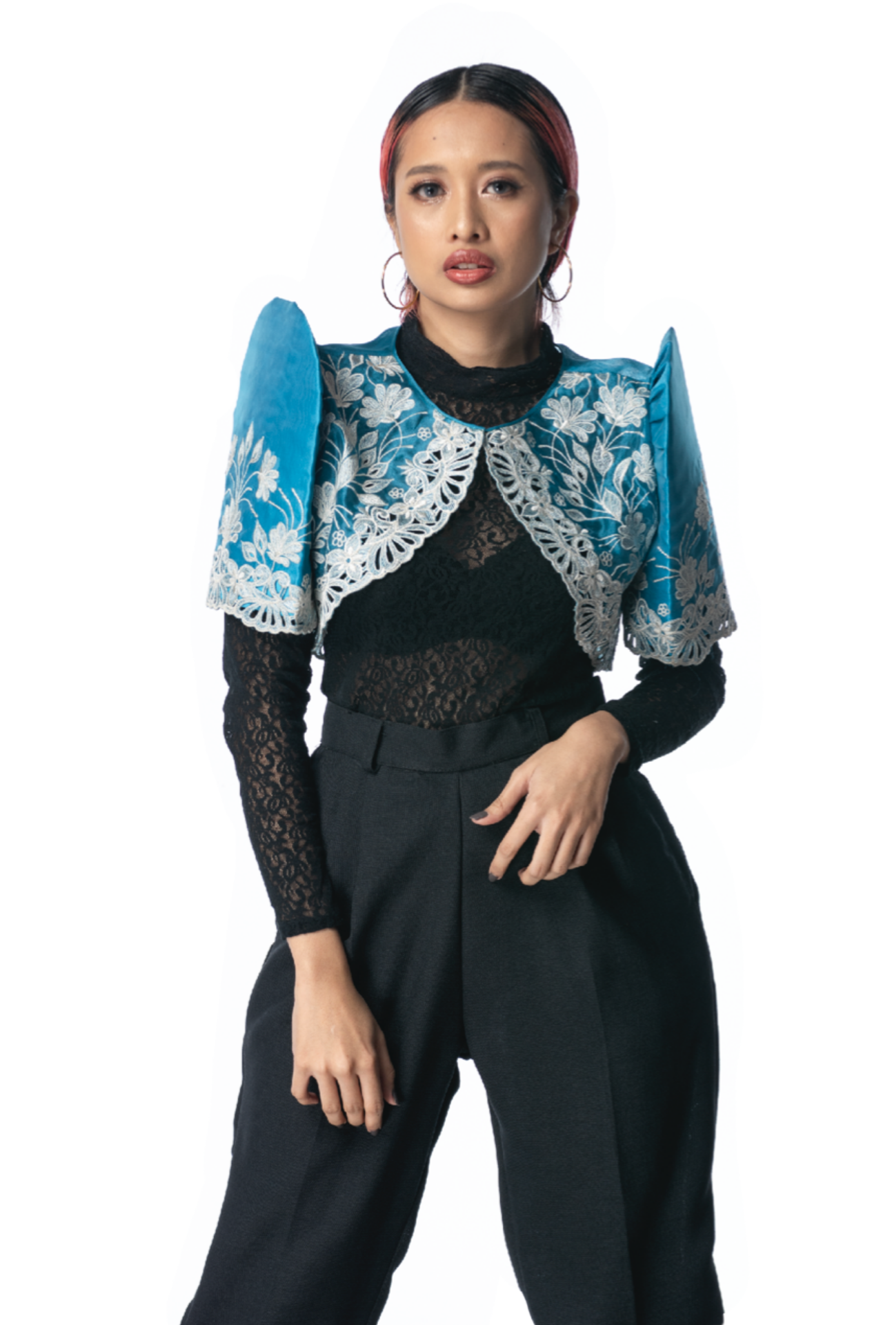 Angelie Bolero in Aqua Blue