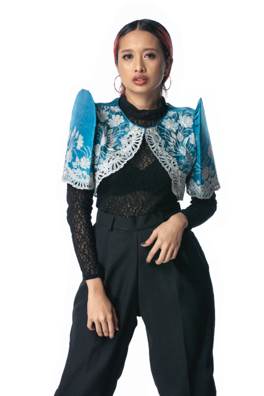 Angelie Bolero in Aqua Blue
