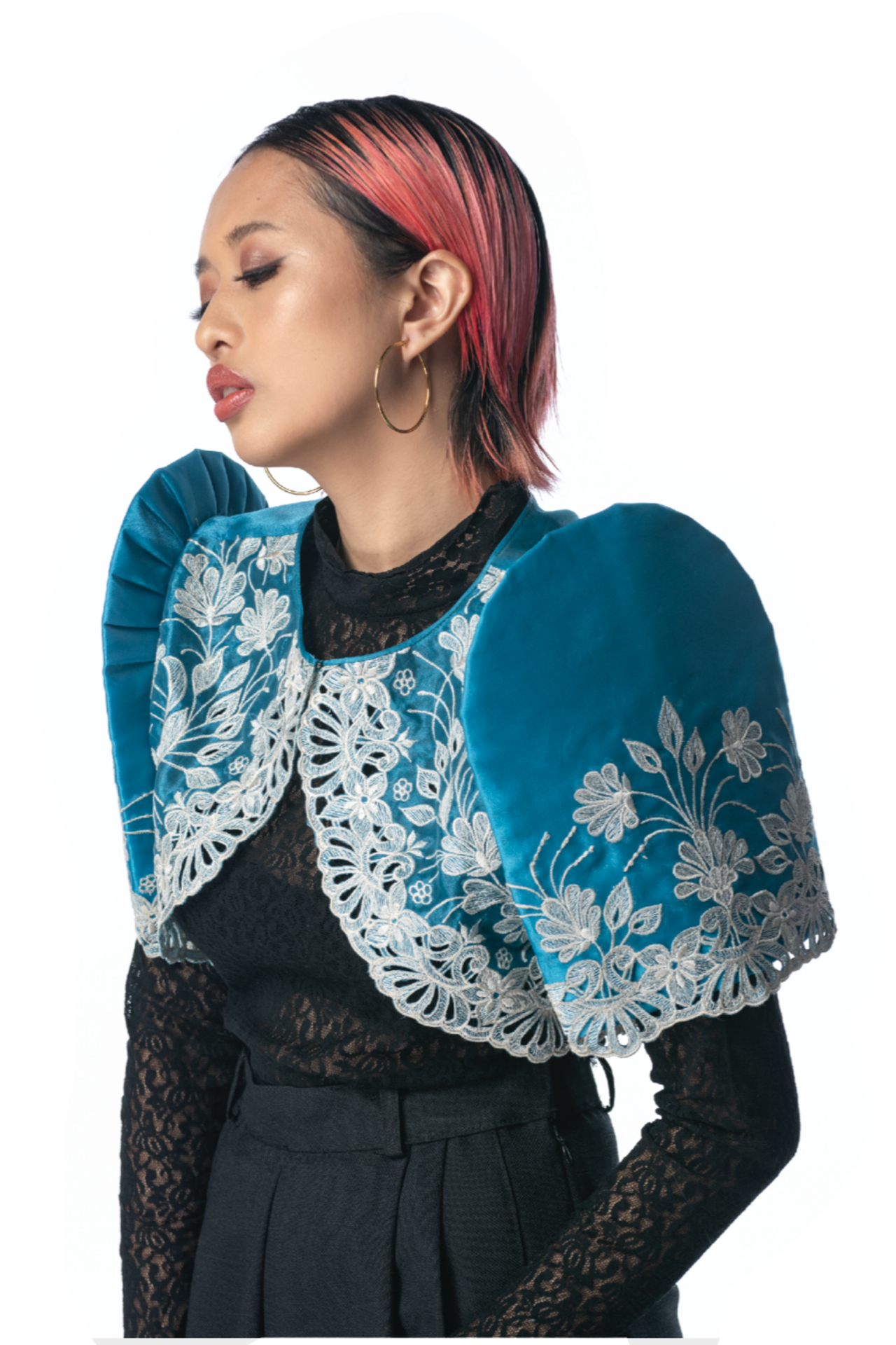Angelie Bolero in Aqua Blue