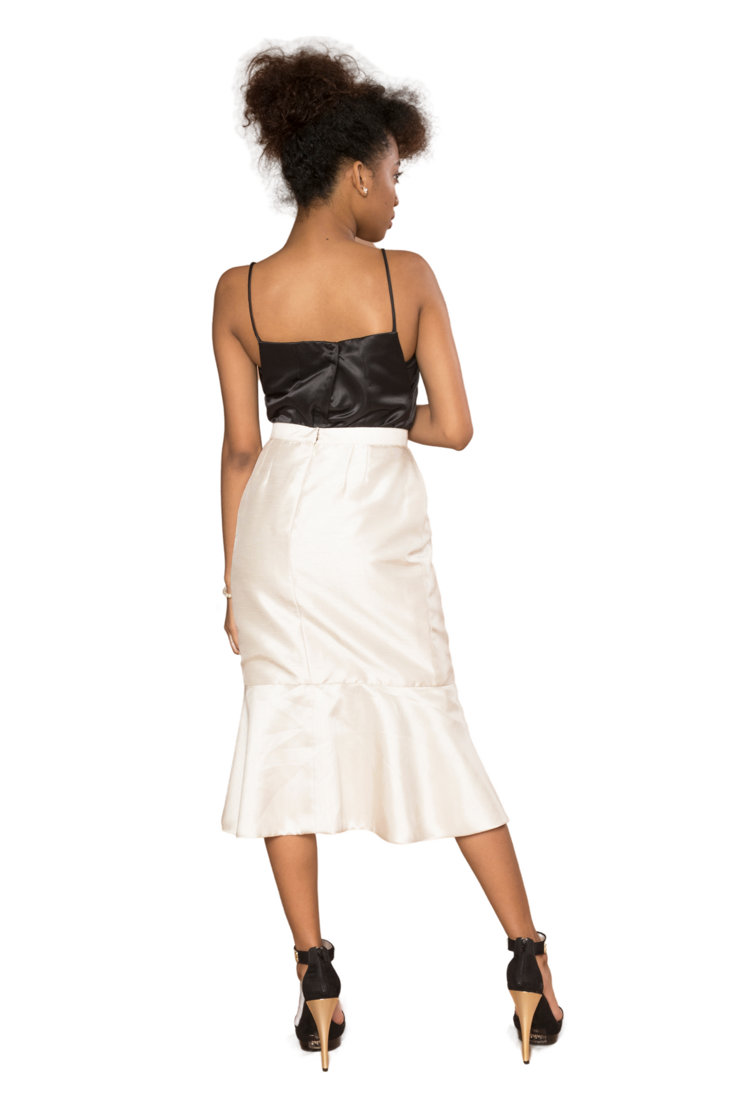 Marga Skirt in Shantung