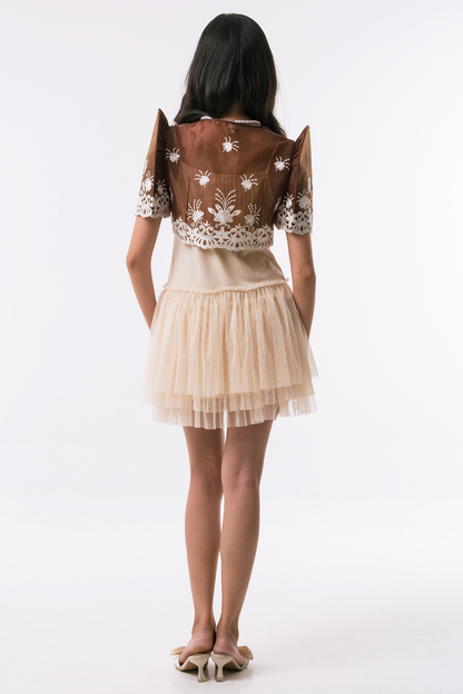 Angelie Bolero in Brown