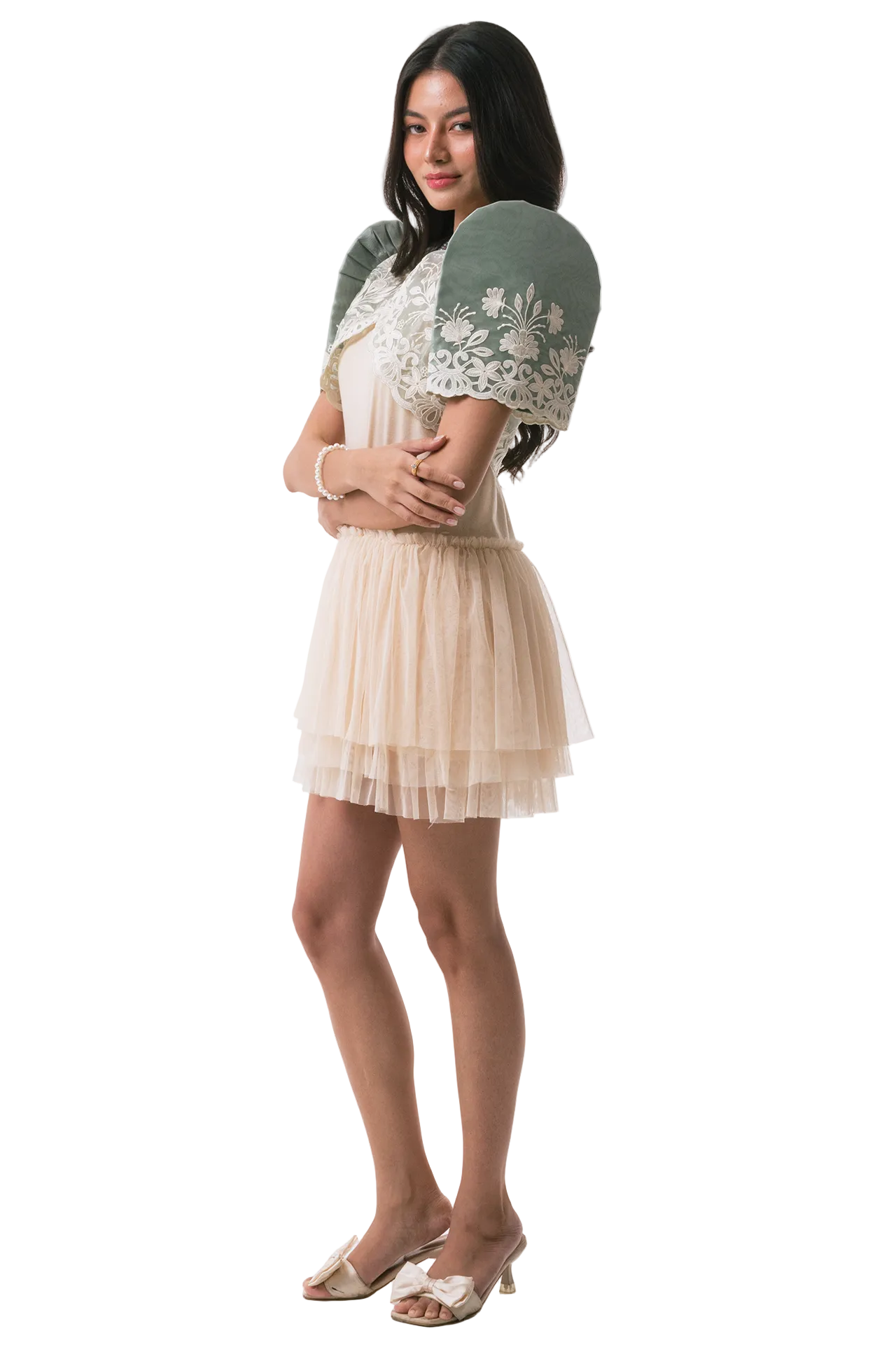 Angelie Bolero in Celadon