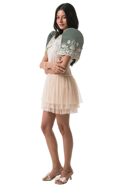 Angelie Bolero in Celadon